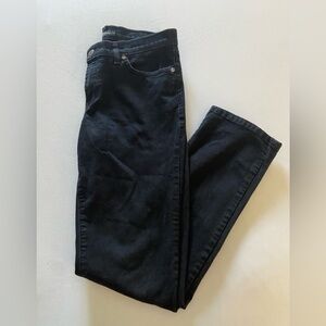 David Kahn Women's Black Straight Leg Jeans